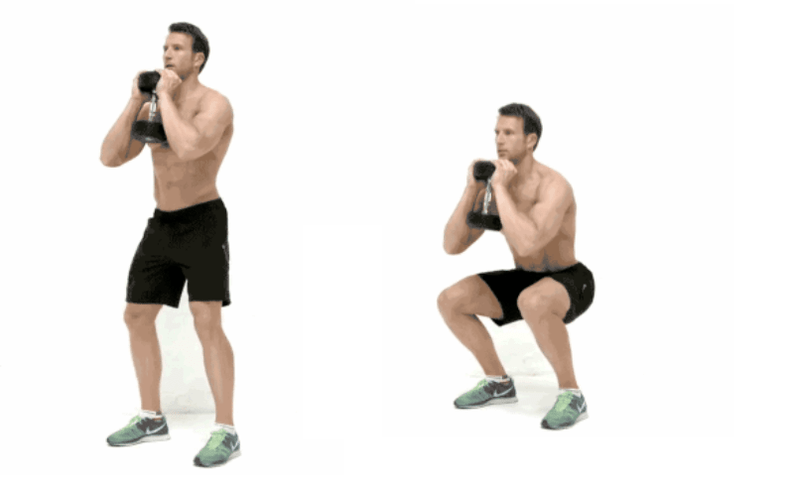 Dumbbell squats will help you lose weight and train your leg muscles