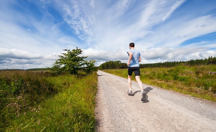 Jogging is cardio training for weight loss